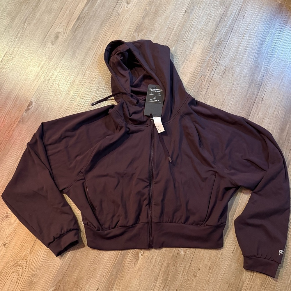 Fabletics Cropped Zip Up Sweatshirt